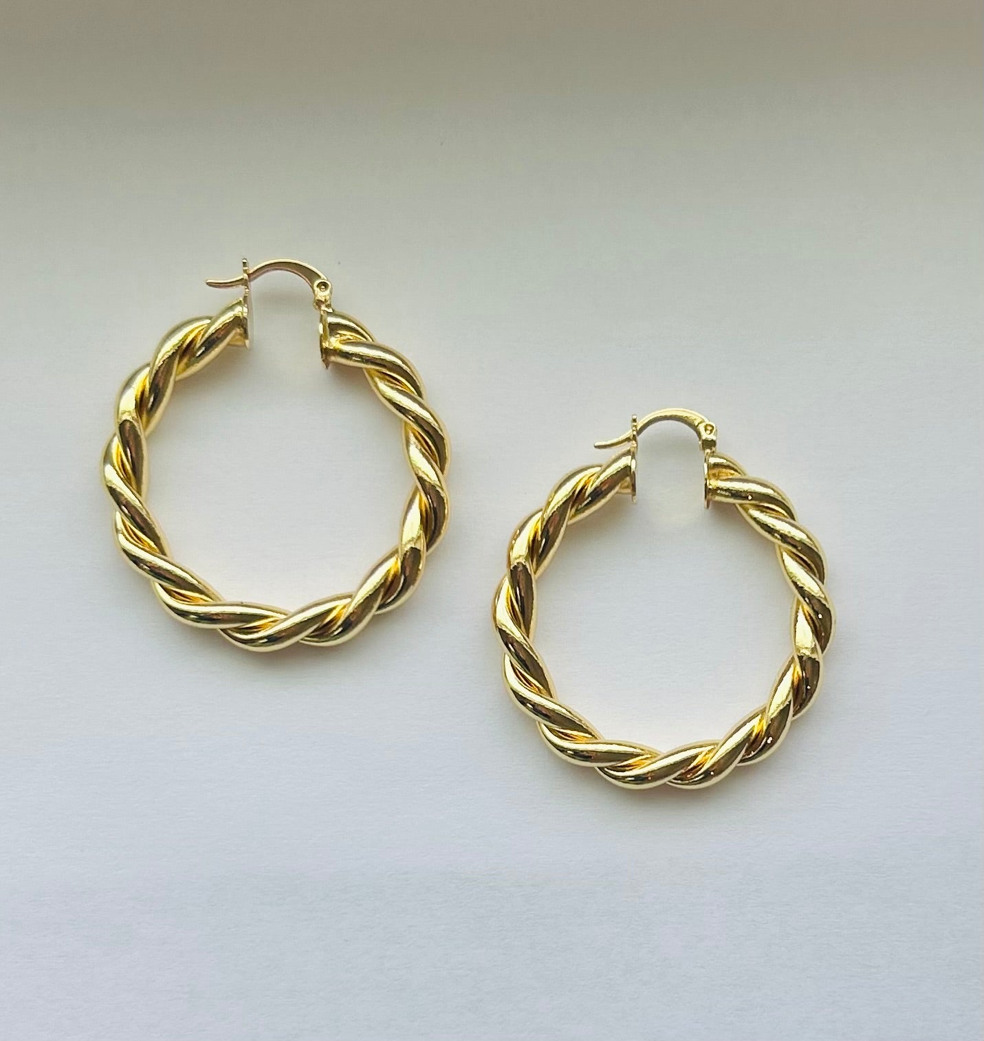 Trendy Round Hoop Earrings