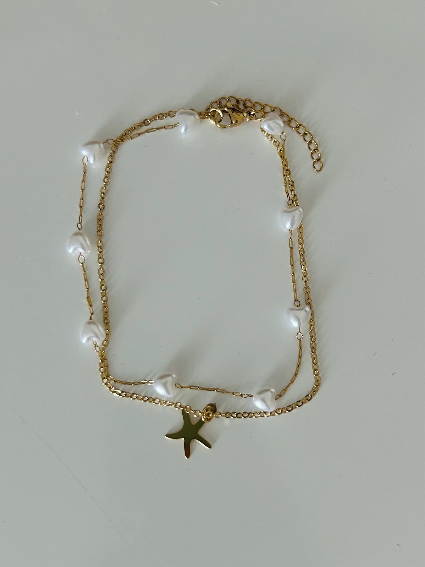 Starfish Golden Anklet