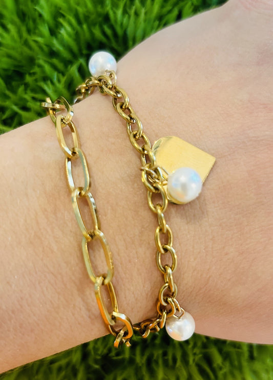 Golden Heart Bracelet