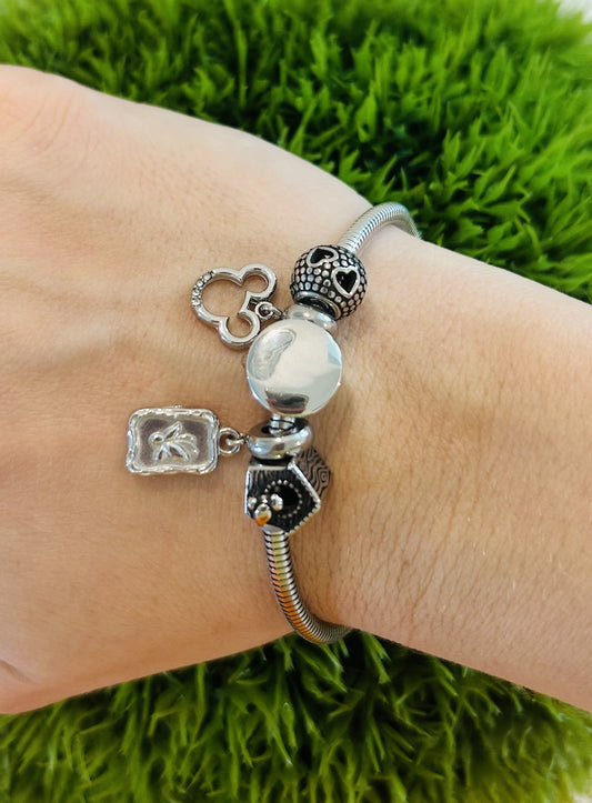 Bear Reassemble Charms Bracelet